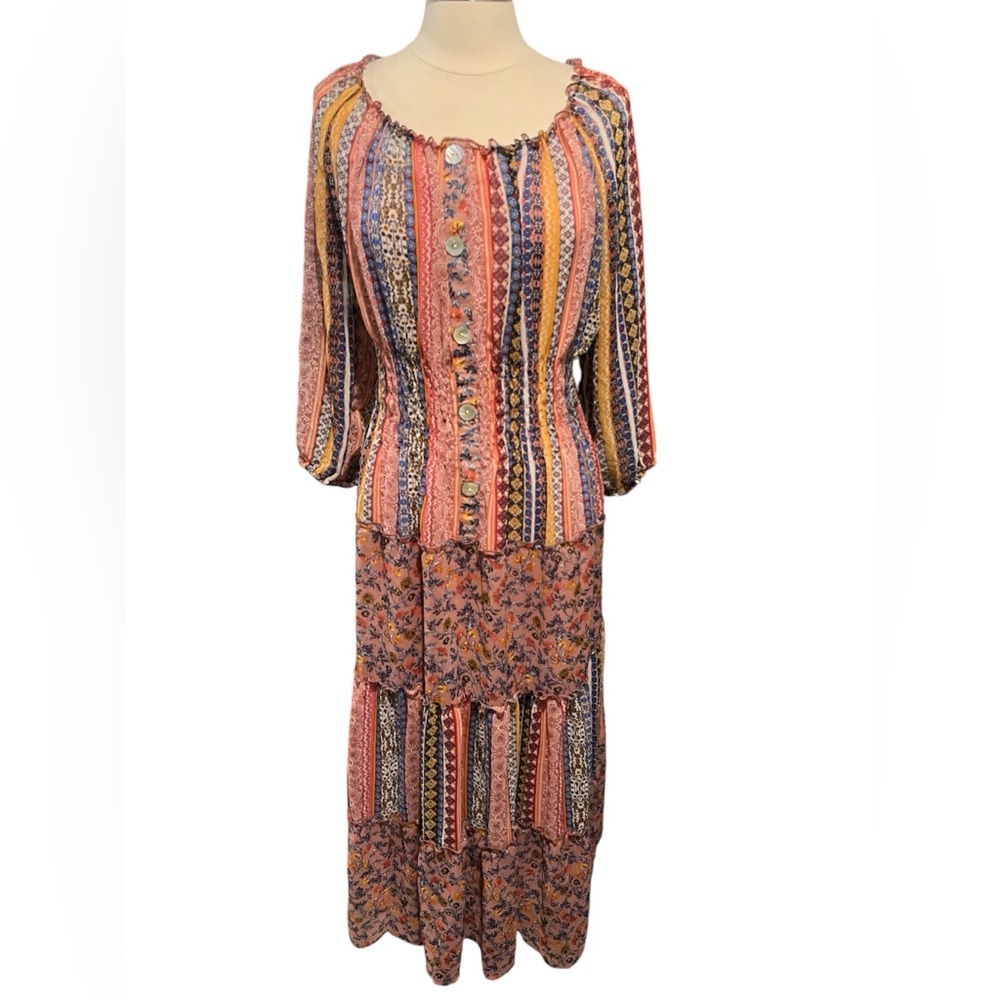 Anthropologie Figueroa & Flower Maxi Dress